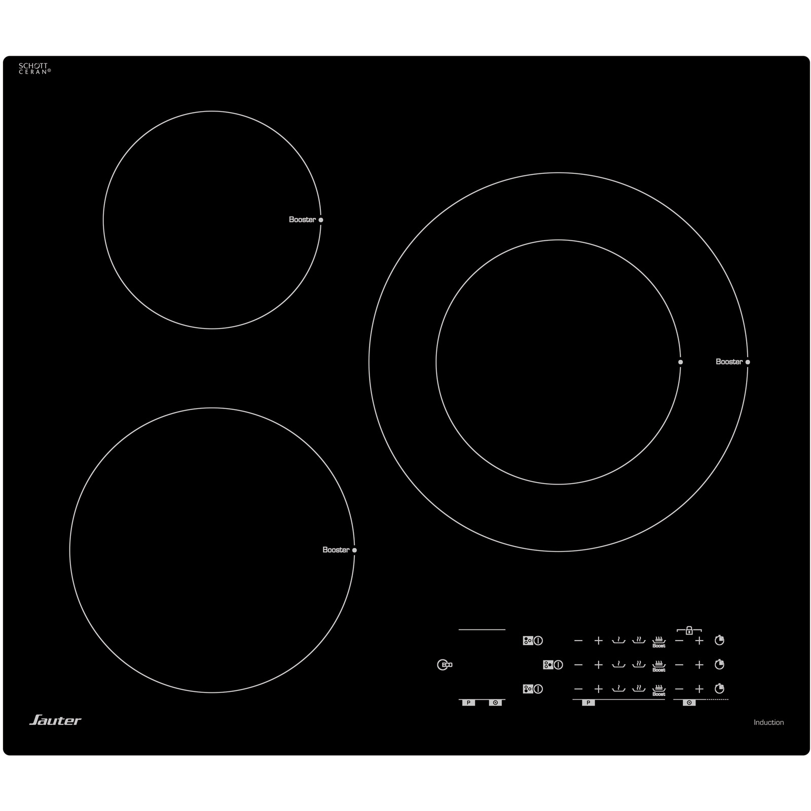 Sauter - SPI9643B - Plaque Induction - Table de Cuisson