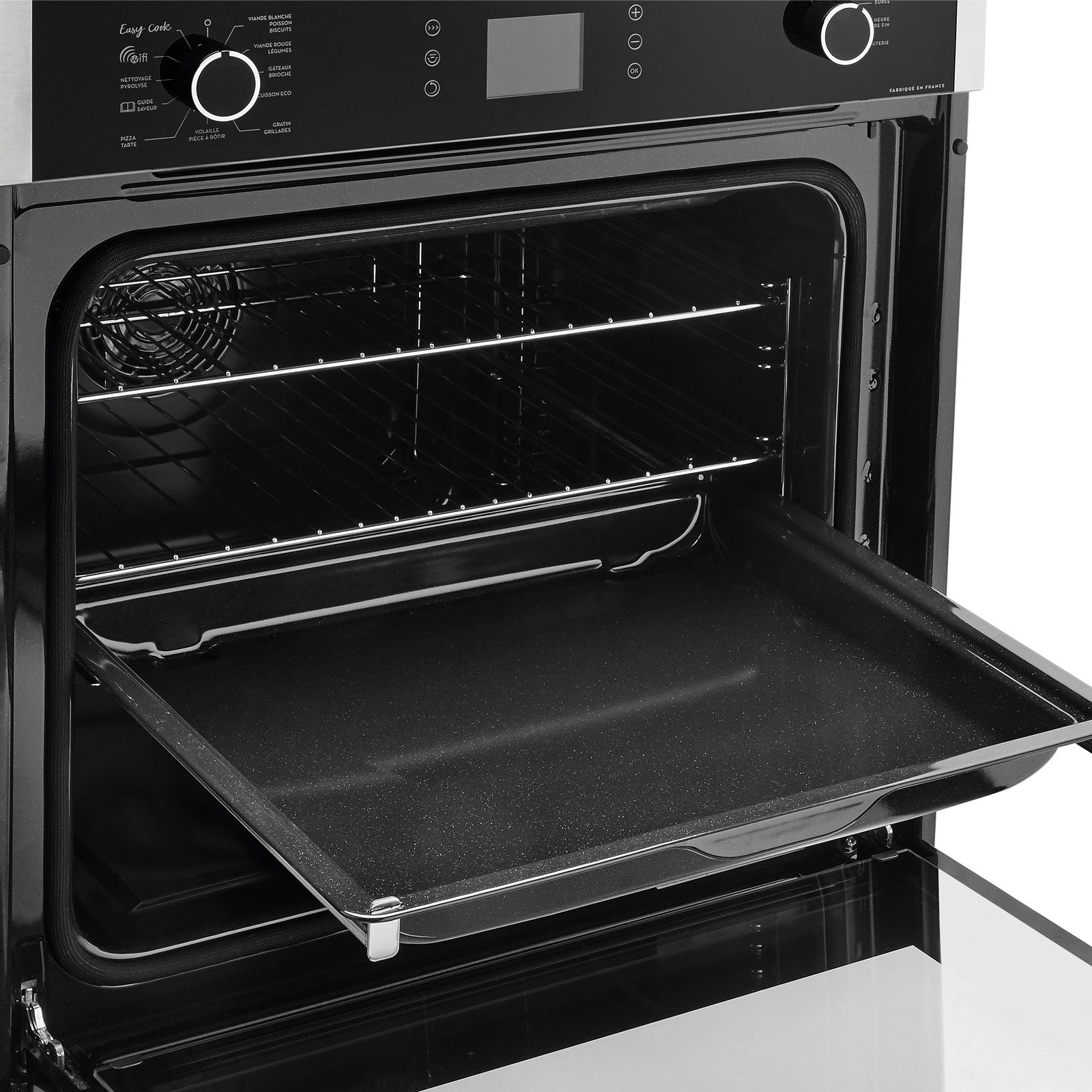 SAUTER - SOP6615LX - Four pyrolyse - 7 modes de cuisson dont Chaleur  tournante - Ecran TFT couleur 2,8'' 