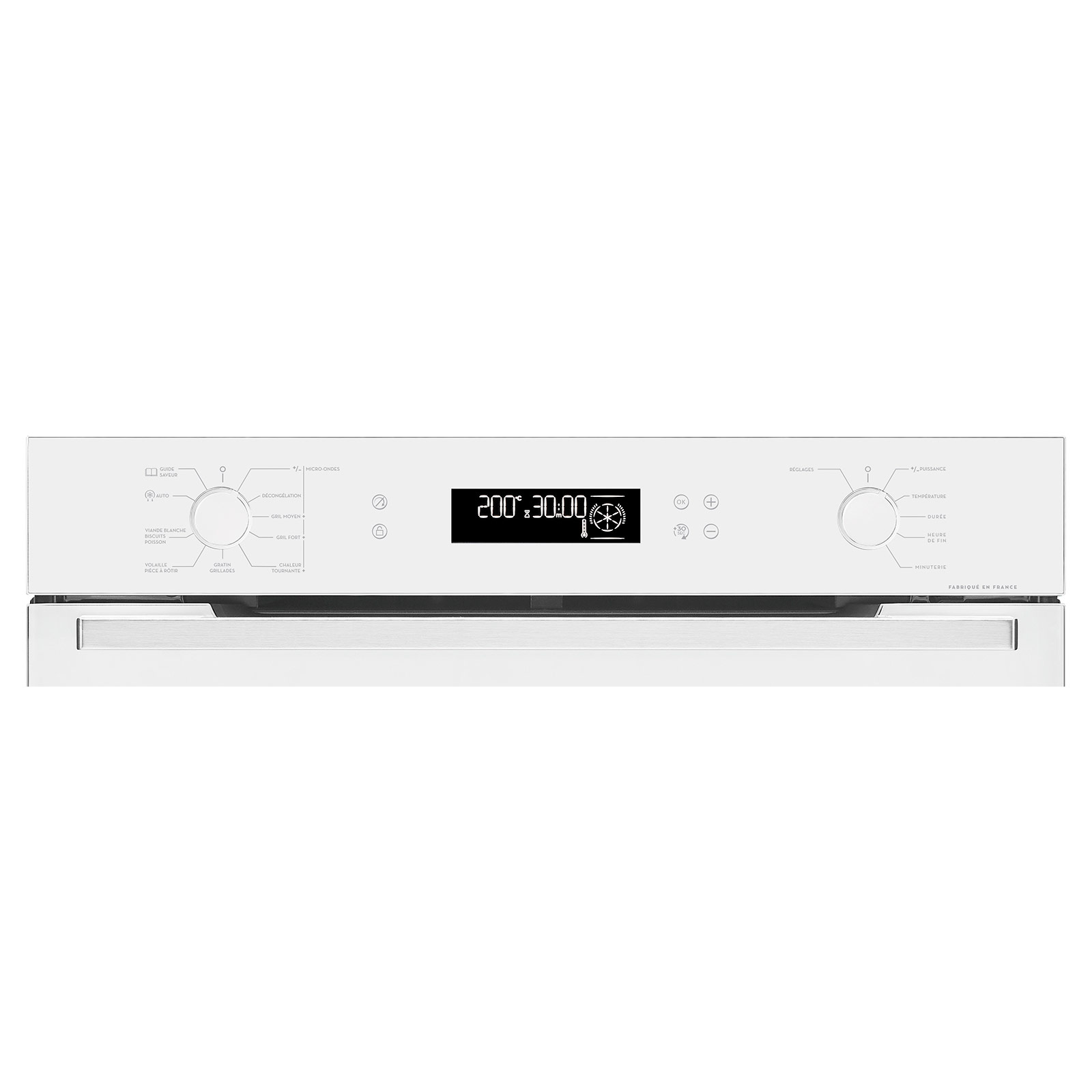 Micro ondes grill encastrable SAUTER SKC6302LB Sauter en noir